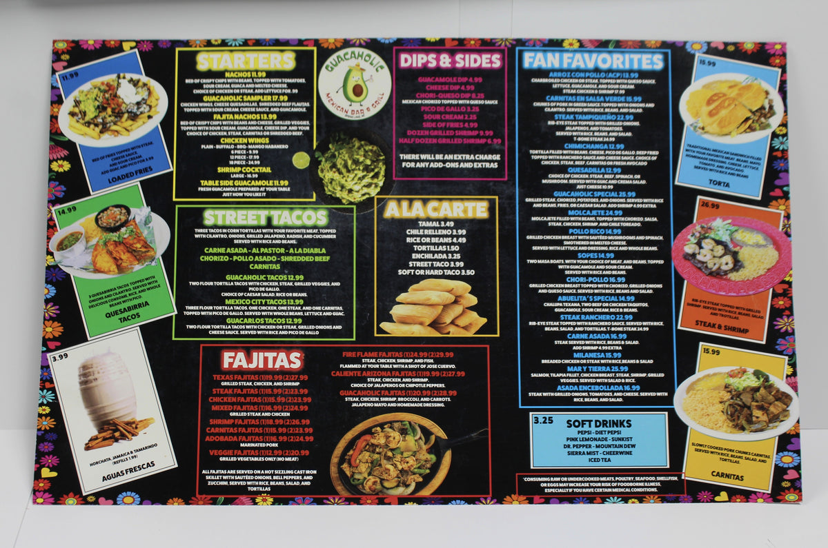 Restaurant Menu