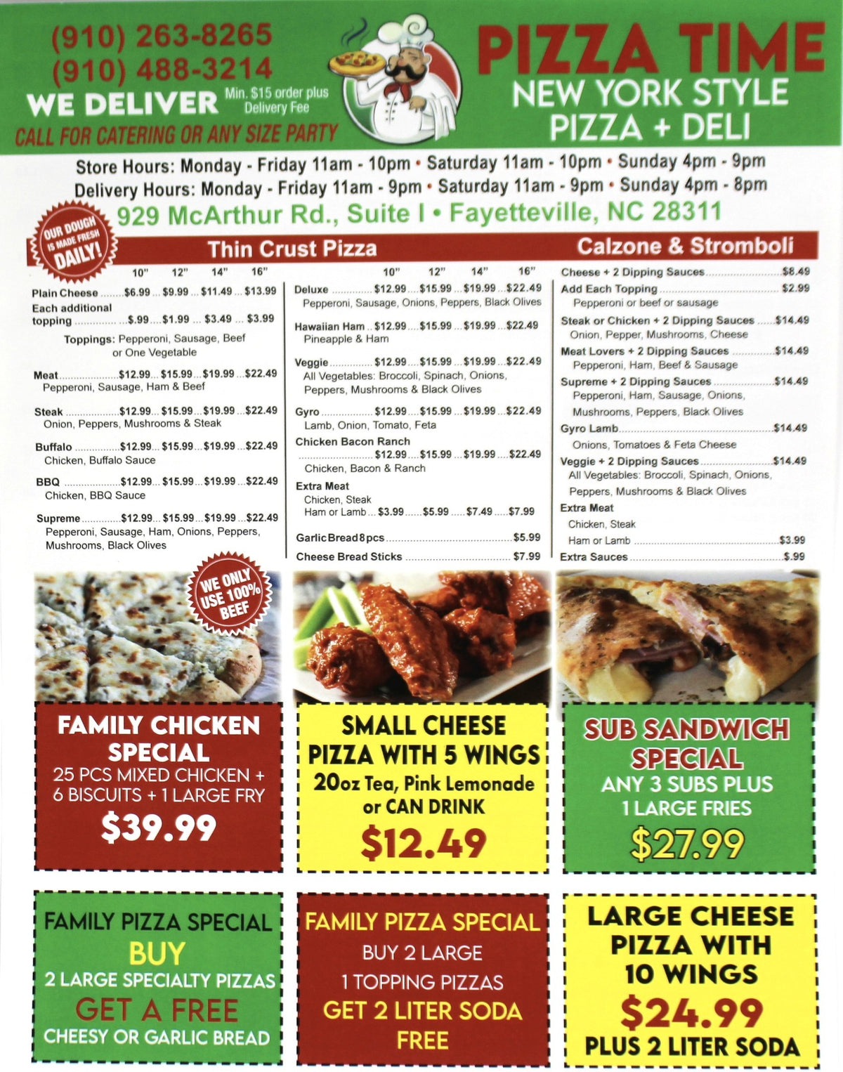 Restaurant Menu