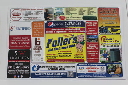 Restaurant Placemat Advertising
